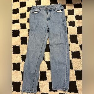 Vintage Lee Women's Straight Leg Blue Jeans